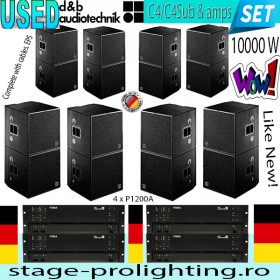 USED d&b Audiotechnik C4-C4Sub &Amps SET
